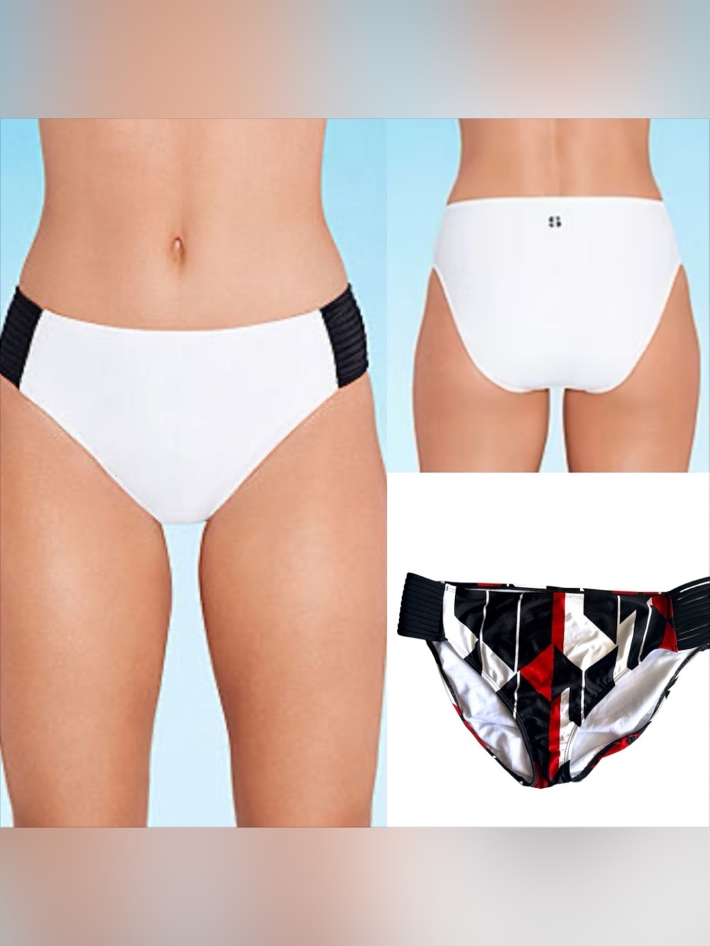 Sports Illustrated Womens Hipster Bikini Swimsuit Bottom.
Size XL